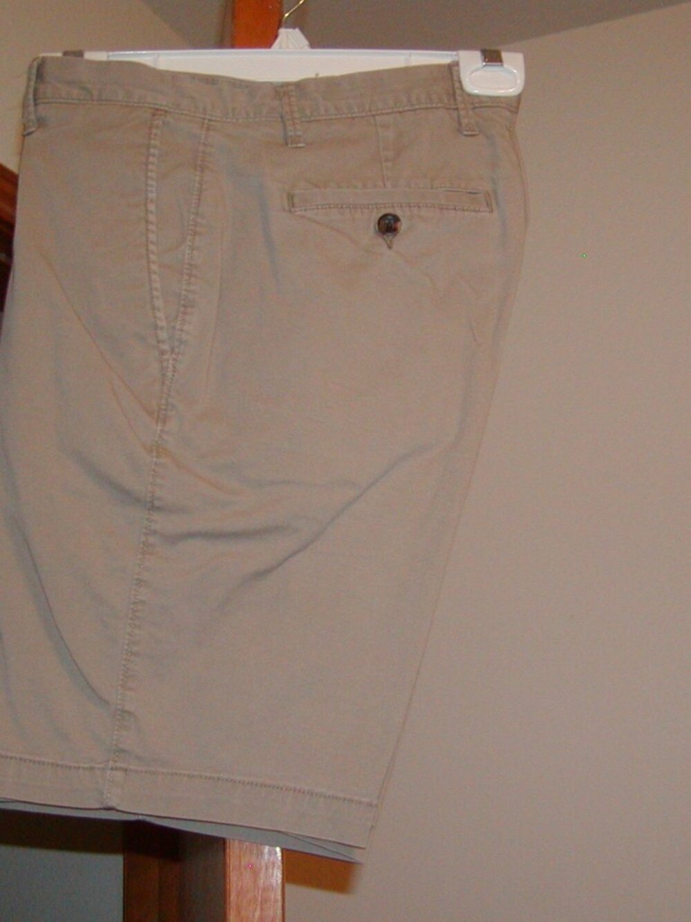 Young mens khaki shorts